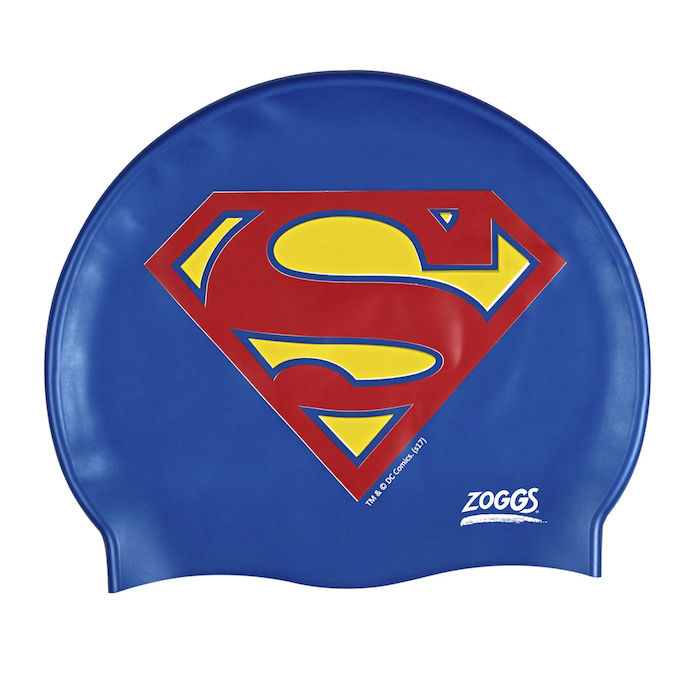 Zoggs - Superman Silicone Swim Cap (Blue/Red)